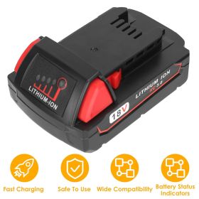 18V Battery Replacement Compatible with Milwaukee 18V M18